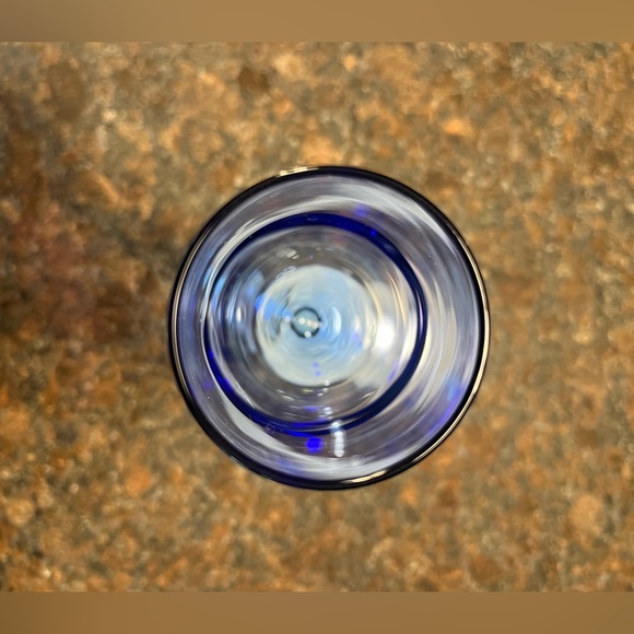 Set of Four-NWT-Blue Champagne Glasses - Picture 3 of 4